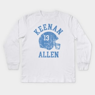 Keenan Allen Los Angeles C Helmet Font Kids Long Sleeve T-Shirt
